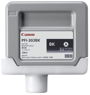 Canon PFI-303 BK Svart - 330 ml blekkpatron